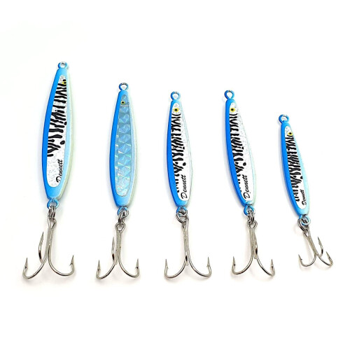 Saltwater Pro Lazer Lure Spinner Set - 5 Piece