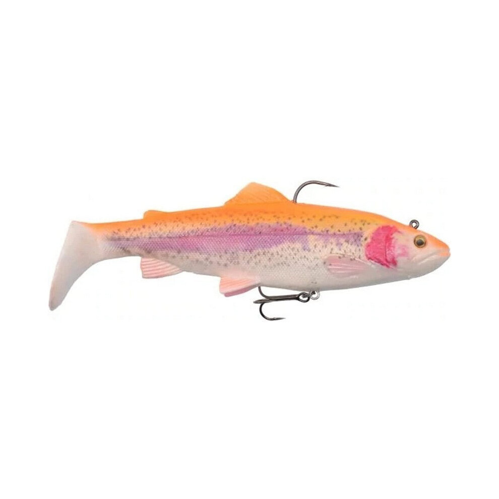 Savage Gear 4D Gold Albion Rattle Shad 17cm Fishing Lure - Fire Trout 80G