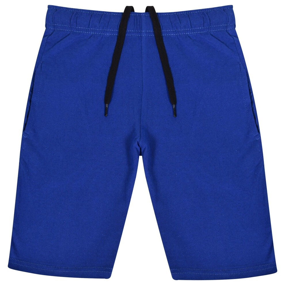 (7-8 Years, Royal Blue) Kids Boys 100% Cotton Shorts Casual Chino Shorts