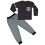 (5-6 Years, Black) Unisex Game Controller Contrast PJS Sleepwear Set 4