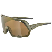 Alpina Rocket Bold Q-Lite Olive Matte Black Cycling Glasses
