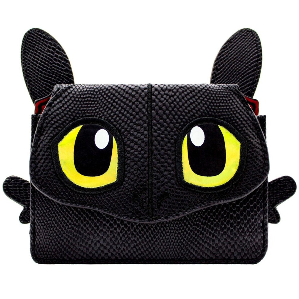 How to Train Your Dragon Toothless Coin and Card Pouch Black