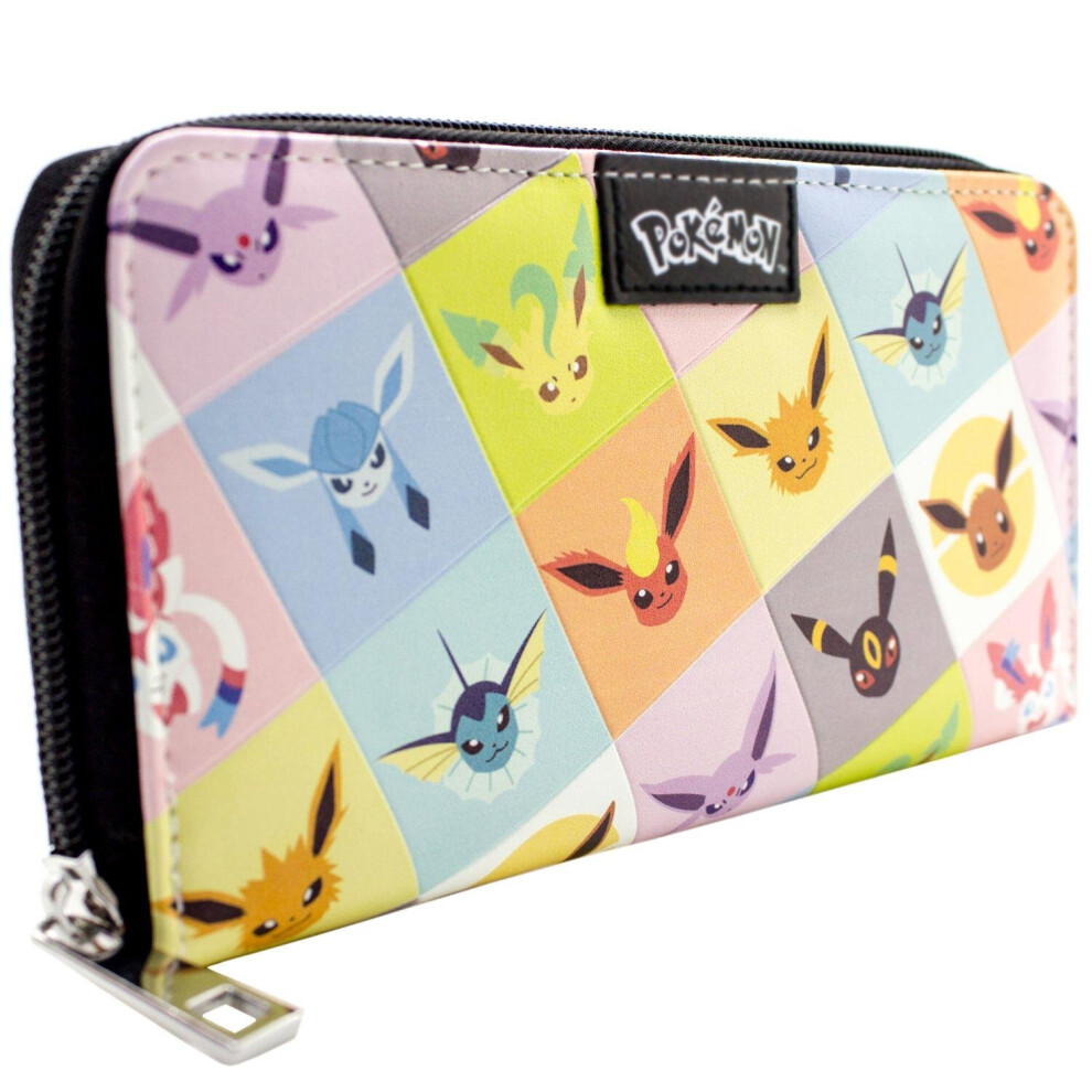 Pokémon Eevee Eeveelution Umbreon Jolteon Mulitcolour Coin & Card Clutch Purse Multicoloured