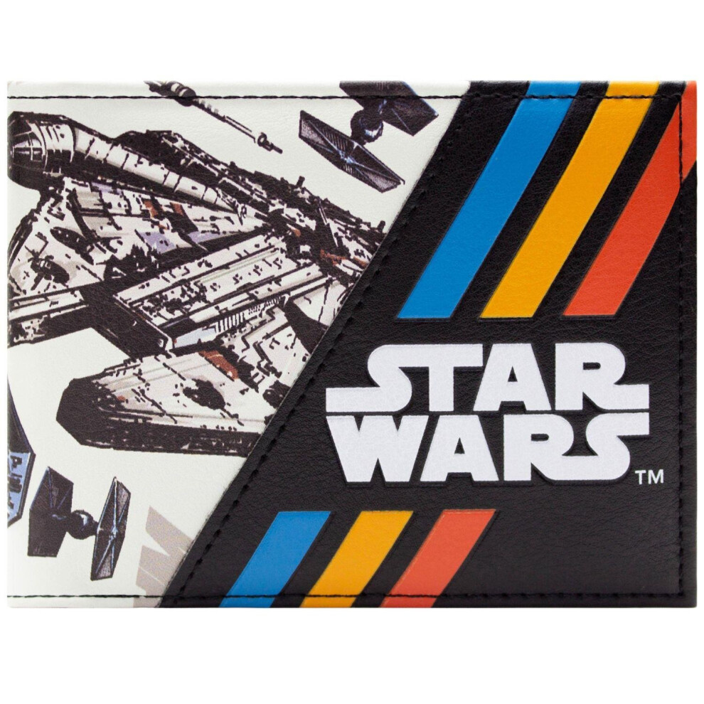 Star Wars Millennium Falcon Galactic Starfight ID & Card Bi-Fold Wallet