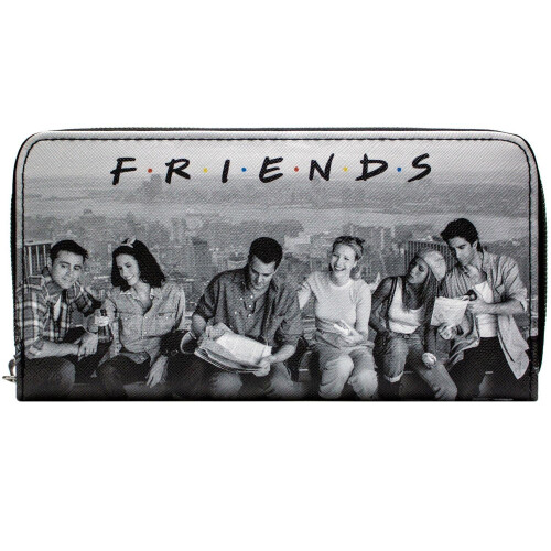Friends Friends Lunch on a Skyscraper Grey Coin and Card Clutch Purse 1