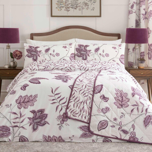 Samira Duvet Cover Plum Super King