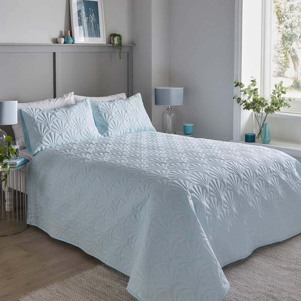 Cavali Bedspread Duck Egg 200cm x 230cm