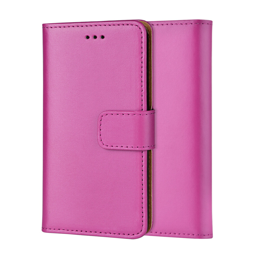 (Pink) Genuine Real Leather Wallet Case For Iphone 7G/8G Pink 5055546079350