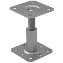 (130mm x 100mm) Heavy Duty 100-150mm Height Adjustable Post Base