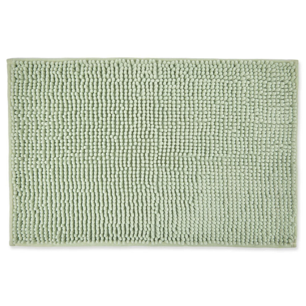 Noodle Non-Slip Bath Mat 40cm x 60cm Sage Green