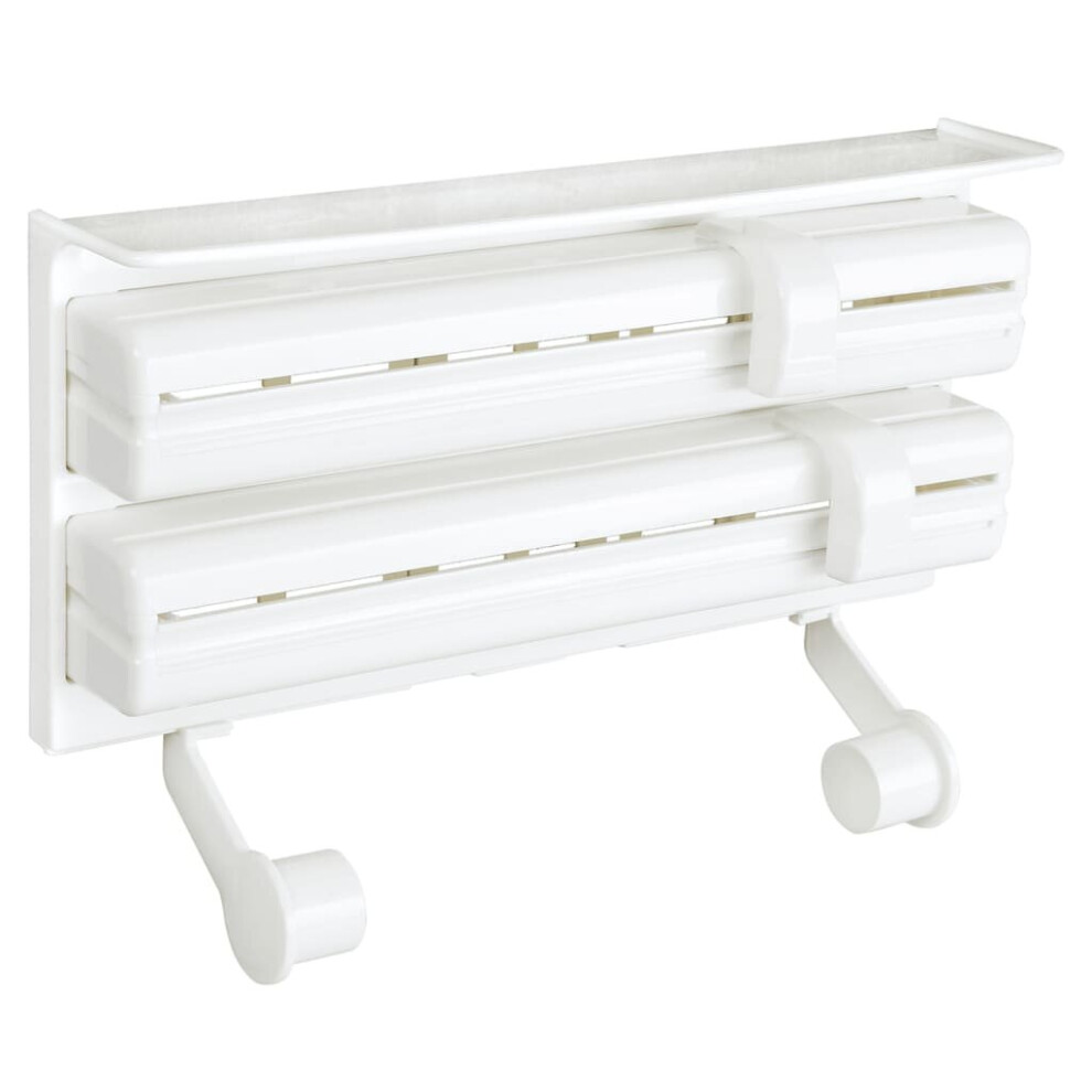 HI Wall Mounted Roll Holder White Clean Design Kitchen Paper Towel Holders