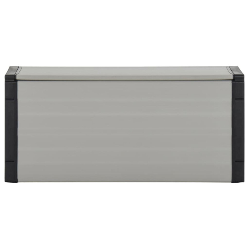 Vidaxl Garden Waste Basket Trash Bin Rubbish Separator Sack Recycle Bin Grey