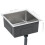 VidaXL vidaXL Handmade Kitchen Sink Stainless Steel Under-mount Kitchen Sink Basin 2