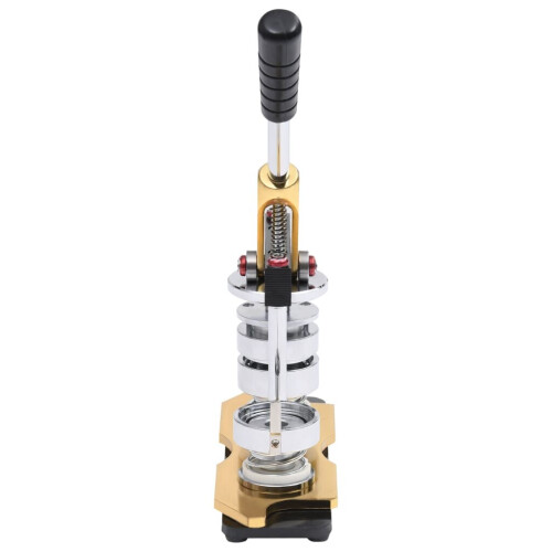 vidaXL Badge Maker Machine with Circle Cutter Rotate Punch 58mm Press Maker 2