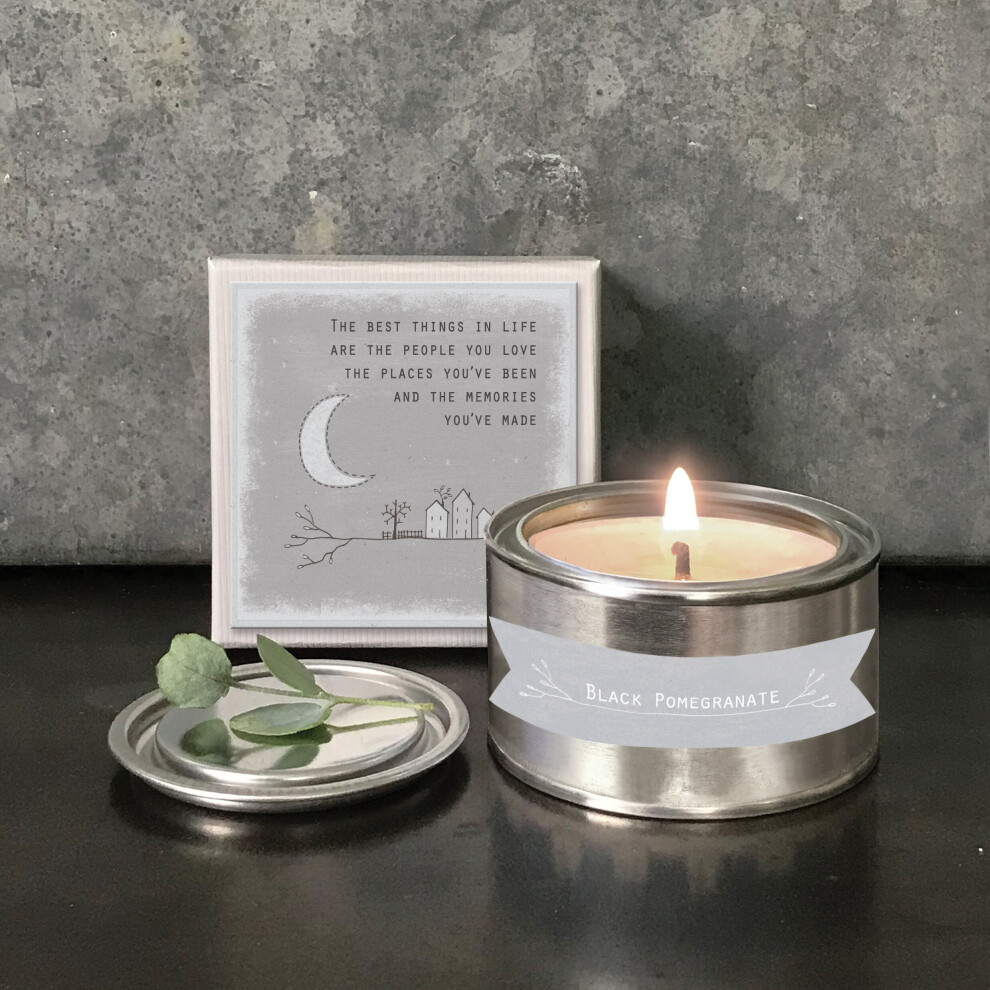 East Of India Memories You've Made Scented Candle In A Tin With Gift Box Thoughtful Gift Idea