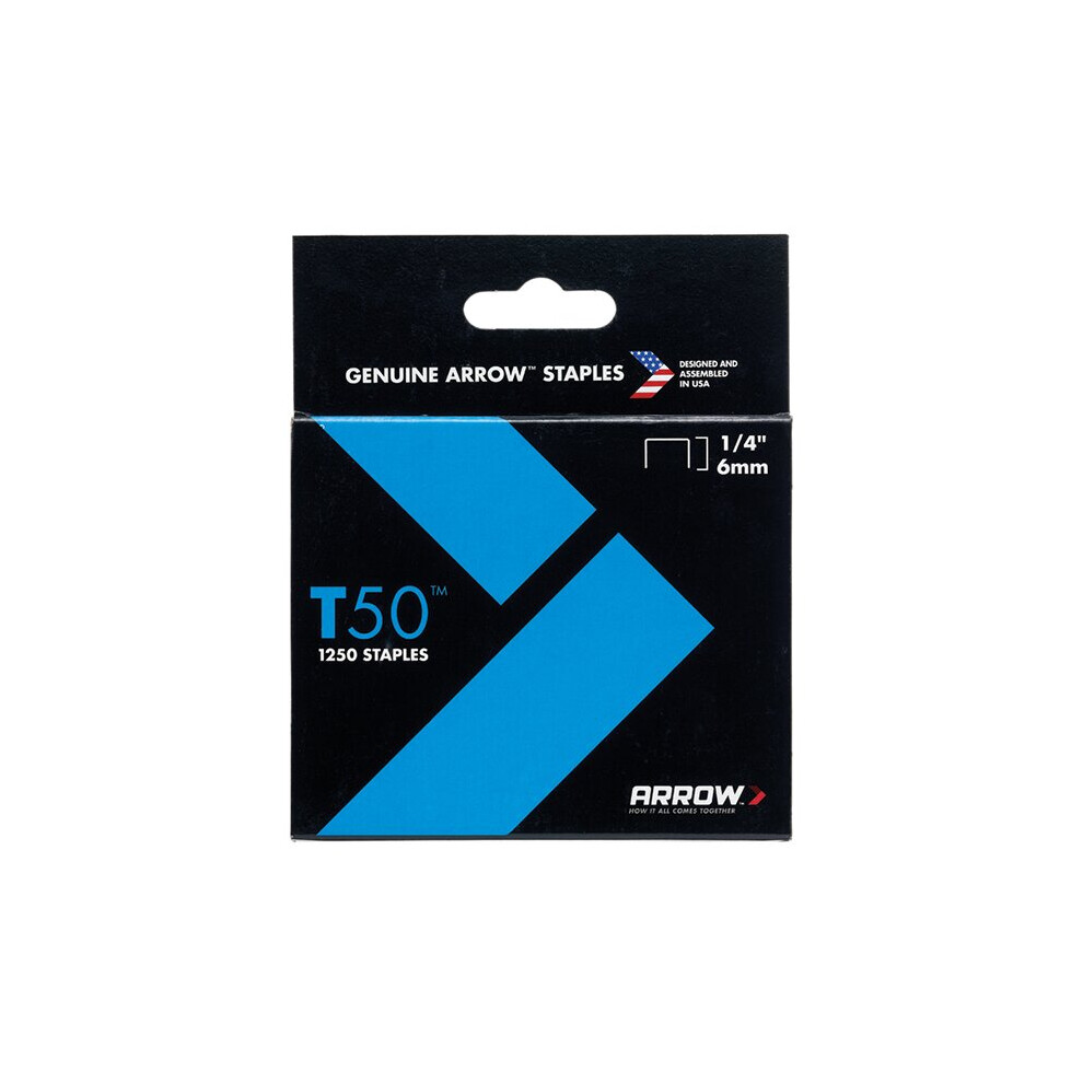 Arrow T50 Staples 6Mm (1/4In) Bulk Pack 5000 Arrt5014ip