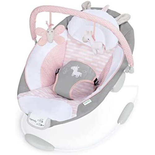 Grey baby cheap bouncer chair