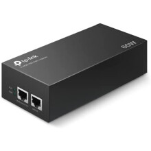 TP-Link 802.3at/af Gigabit PoE Injector | Non-PoE to PoE Adapter | supplies up to 60 W| Plug & Play | Desktop/Wall-Mount | Distance Up to 100m