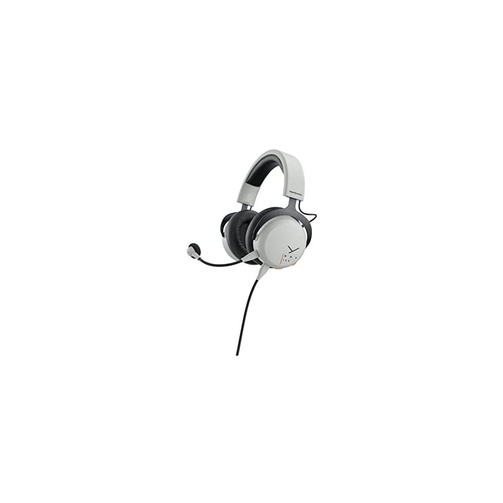 Beyerdynamic MMX 100 closed over-ear gaming headset in grey with META voice microphone, excellent sound for all gaming devices