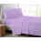 (Super King, Lilac) Luxury Poly Cotton Percale Flat Sheet Bed Sheets 1