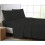 (Black, Single) Full Flat Sheet Bed Sheets 100% Poly Cotton Single Double King Super King Size 1