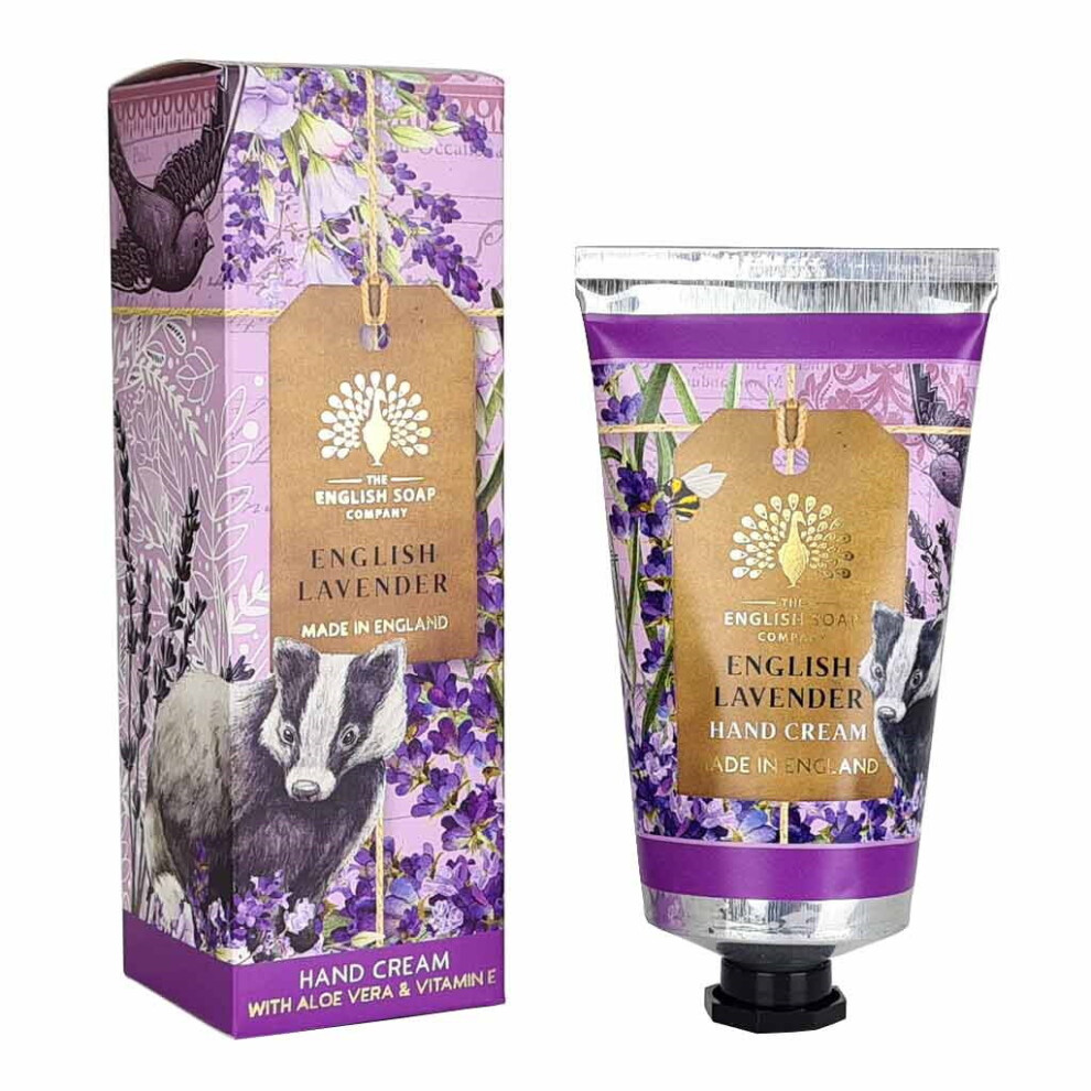 The English Soap Company Lavender/Cream English Soap Company English Scent Luxury Hand Tube 75Ml