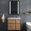 LED Bathroom Mirror Cabinet Storage & Shaver Socket Demister Sensor Wall Mounted 7