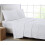 (White, Double) Full Flat Sheet Bed Sheets 100% Poly Cotton Single Double King Super King Size 1