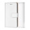 (IP 13, White) Genuine Real Leather Wallet Case for iPhone 4g/iP13 10