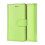 (IP 13, White) Genuine Real Leather Wallet Case for iPhone 4g/iP13 4