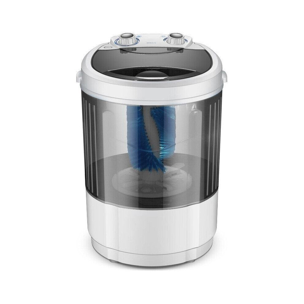 (Tea Crystal) Portable Shoes Washing Machine UV bacteriostasis Household Single Tube Washer and Dryer Machine