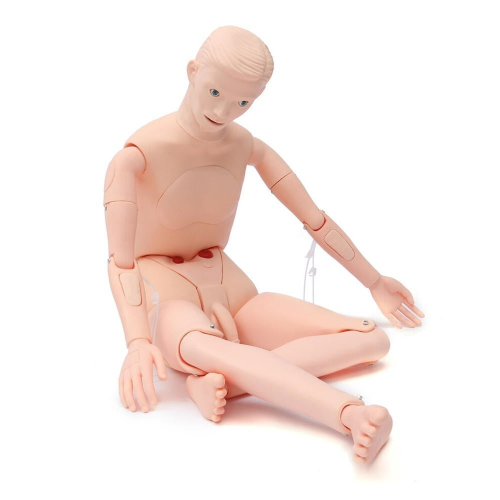 1Pc Advanced Multi-functional Nursing Training Male Manikin Medical Model Mannequin Patient