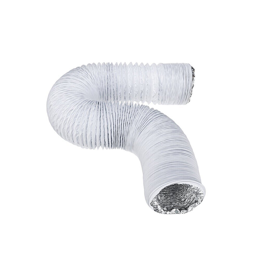 (6.56ft) PVC Aluminum Foil Double-layer Smoke Tube Flexible Exhaust Hole Telescopic Hose