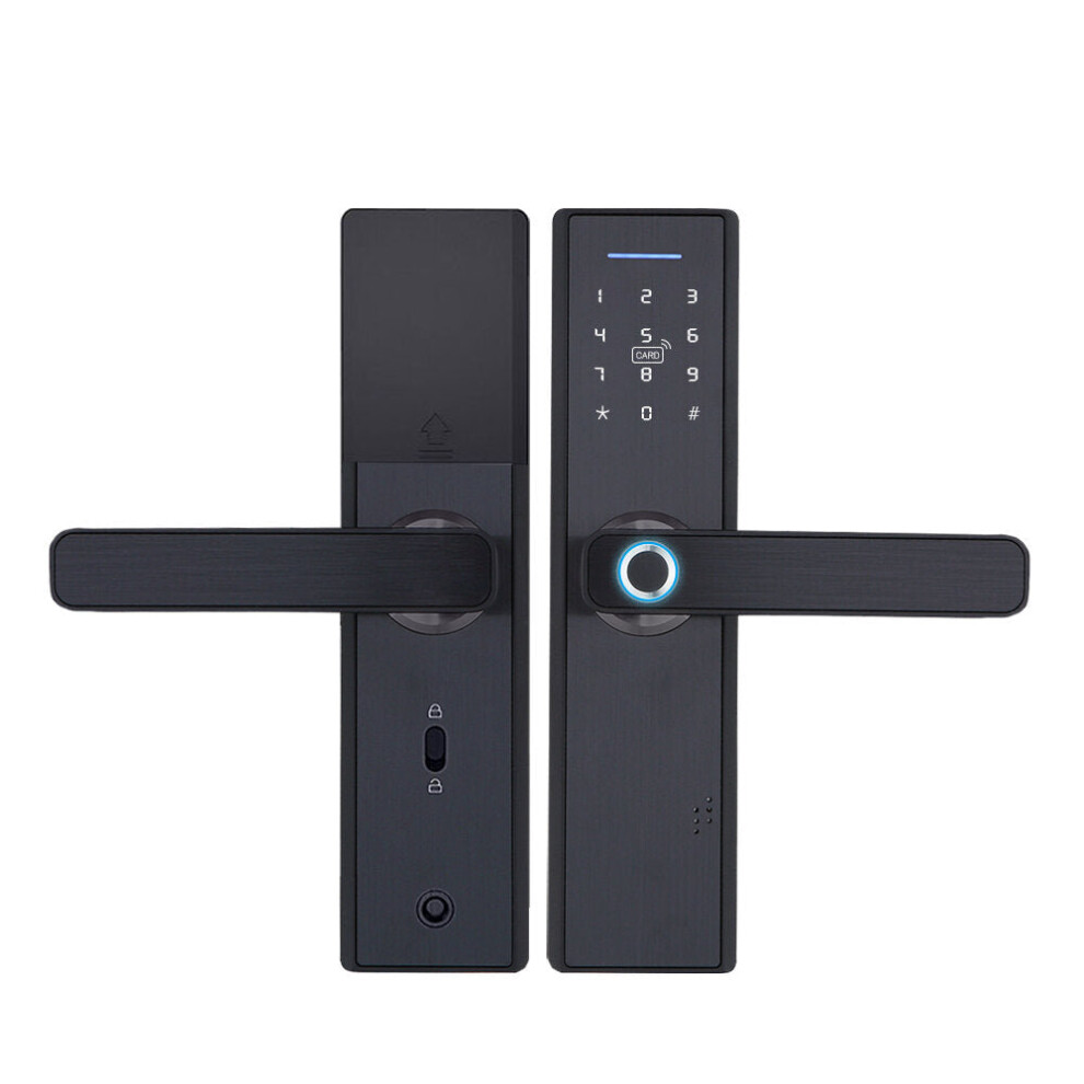 Fingerprint Lock Security Intelligent Wifi Smart Lock Password Rfid Unlock Door Lock Work With App For Electronic Hotels Smart Home 6112211878133