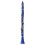 (Blue) 17 keys Drop B Multiple Colour Clarinet with Portable Case/Cleaning Cloth 6