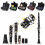 (Blue) 17 keys Drop B Multiple Colour Clarinet with Portable Case/Cleaning Cloth 13