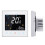 (Black) LCD Touch Screen Smart Wireless Zwave Wall-hung Boiler Thermostat Floor Heating Controller 3