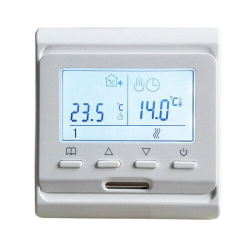 LCD Programmable Smart Thermostat Digital Display Temperature Controller for Electric Floor Heating Room Air 1