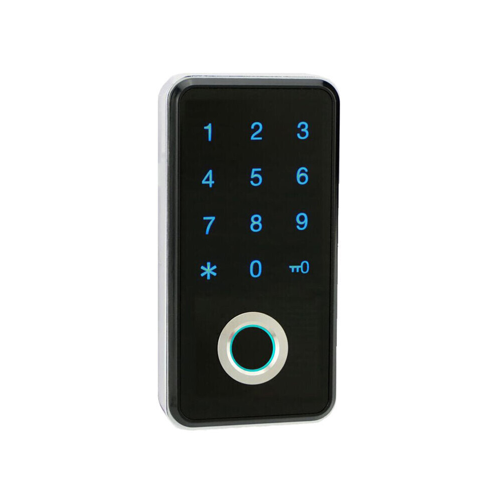 (Silver) Intelligent Fingerprint Password Cabinet Lock Electric File Cabinet Drawer Lock 6112211879086