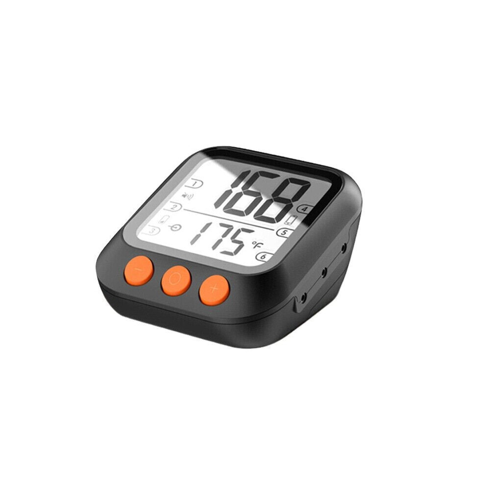 LCD Large Wide-angel Display Bluetooth Intelligent Barbecue Meat Thermometer 3.5