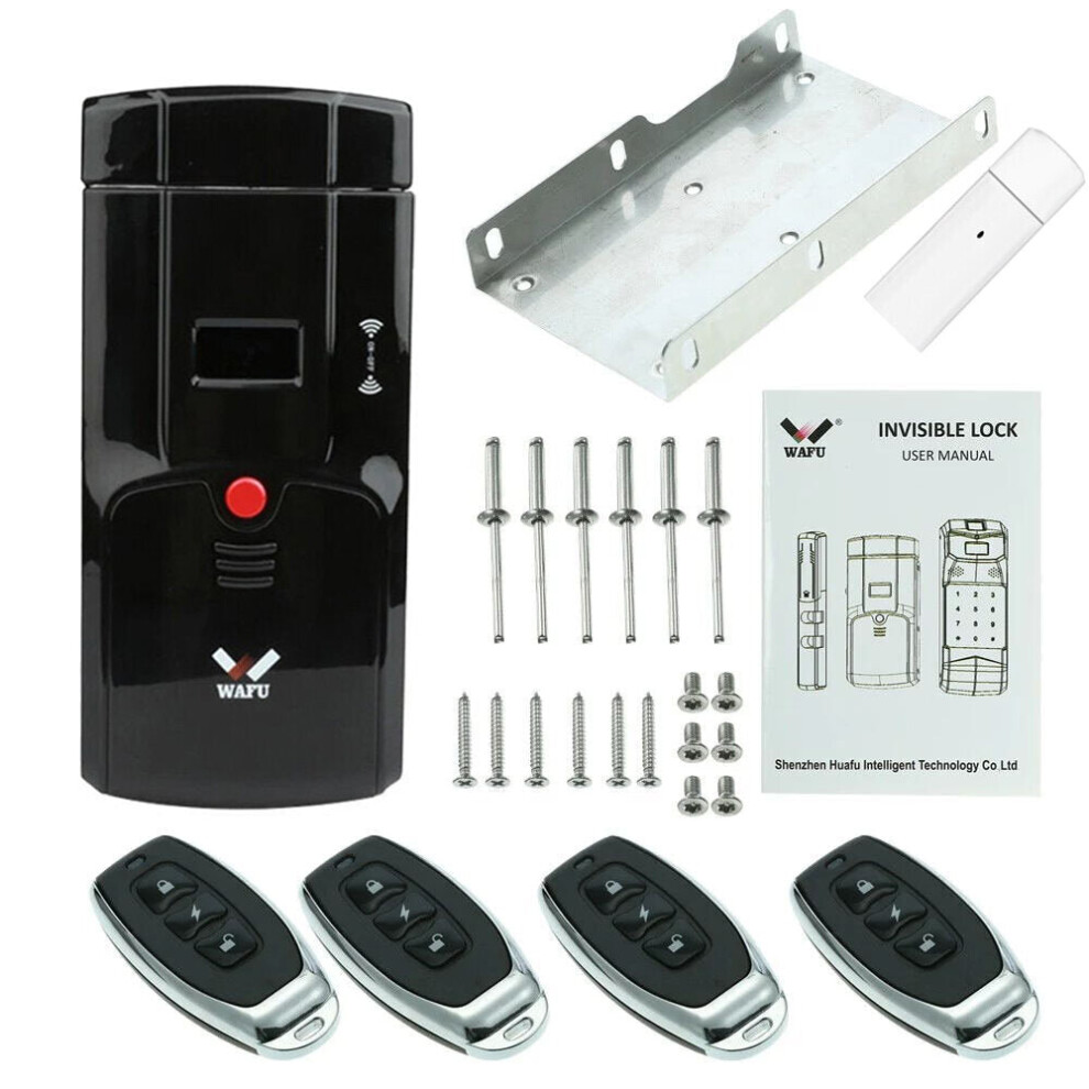 (Bluetooth Version + Black) Door Lock Wifi Smart Lock Bluetooth Password Fingerprint Locks Touch Keyless Door Lock Access Control New Lock-image-OPC-P9Q9CGM-NEW