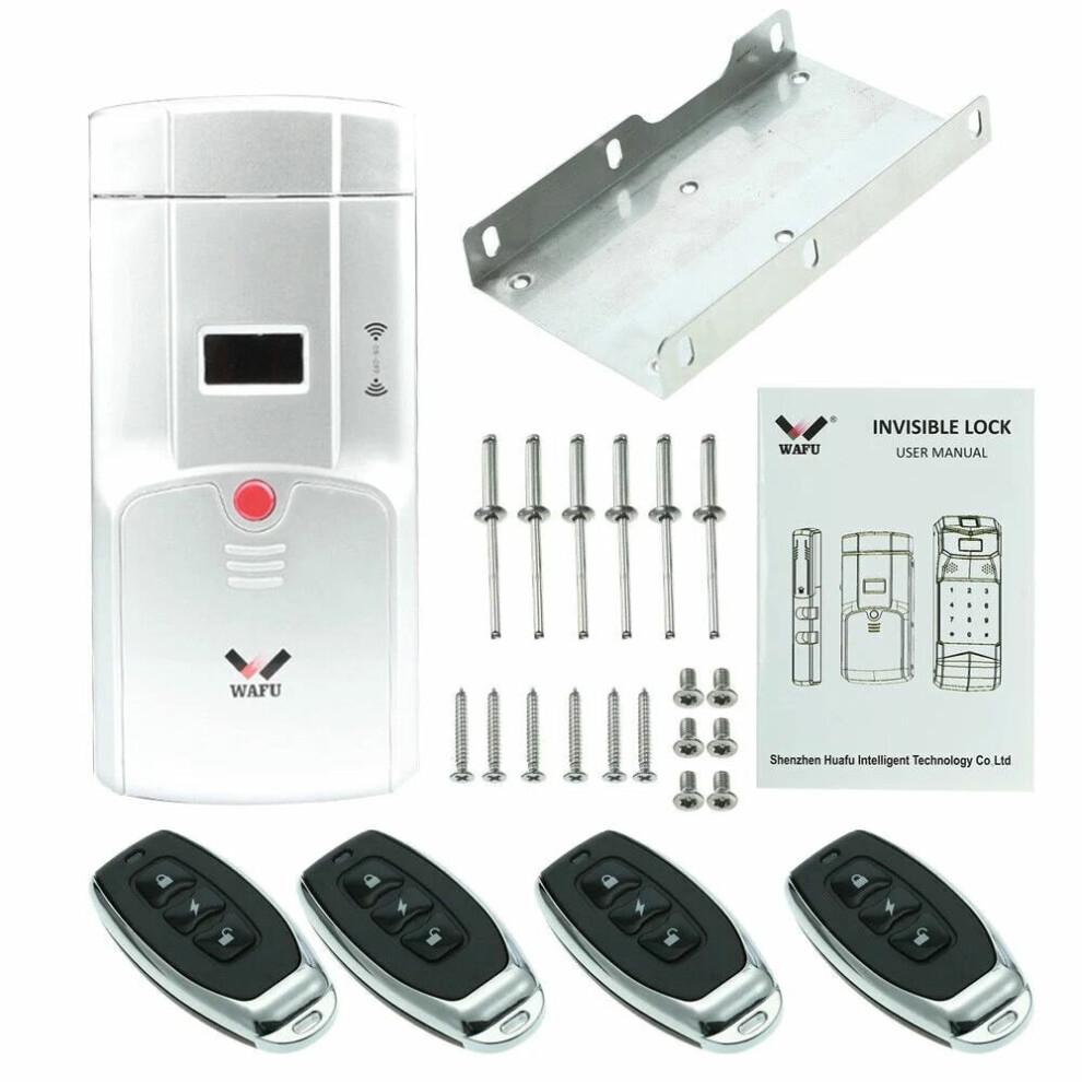 (Standard Version + Sliver) Door Lock Wifi Smart Lock Bluetooth Password Fingerprint Locks Touch Keyless Door Lock Access Control New Lock 6112211877860