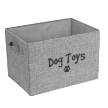 Folding Pet Toy Storage Bin Dog Basket Accessory Blanket Organisation Box