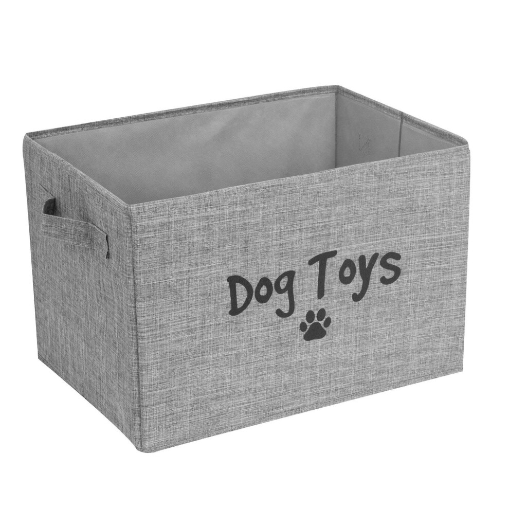 Folding Pet Toy Storage Bin Dog Basket Accessory Blanket Organisation Box