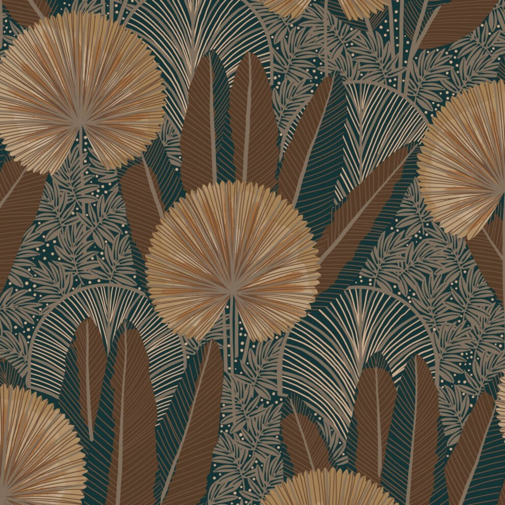 YãÂ¶L Brown Grandecor Asperia Floral Wallpaper Botanical Vinyl Feature Wall
