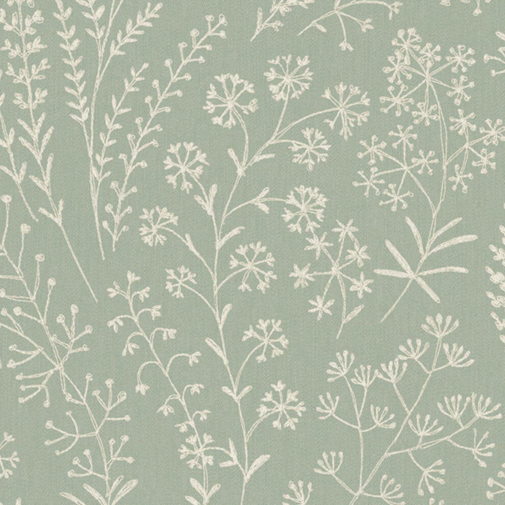 Grandecor Astrid Trail Green Floral Vinyl Wallpaper Botanical Modern - Image 6