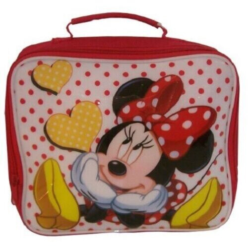 Disney Disney Minnie Mouse School Lunch Carry Bag Red Handle