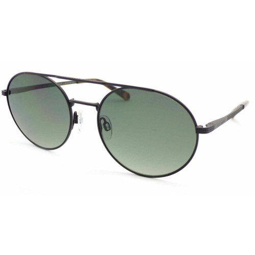 Ted Baker TED BAKER Sunglasses WARNER Black/ Green Gradient Round Lens 1531 001