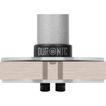 Duronic DM-GR-01 Grommet 1, Adaptor for Fixing Monitor Arm Bracket via a Hole in the Desk, Compatible with Duronic DM15 DM25 DM35 DM45 Ranges (Black)