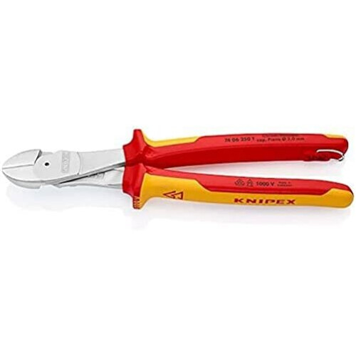 Knipex KNIPEX High Leverage Diagonal Cutter 1000V-insulated (250 mm) 74 06 250 T